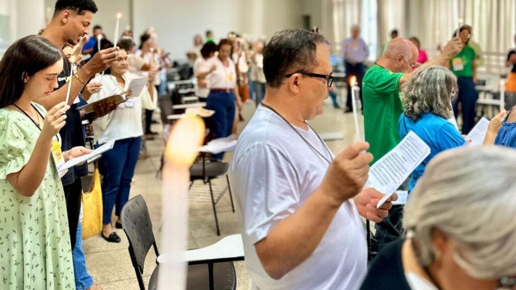 Foto da Assembleia dos leigos da diocese de Uberlândia